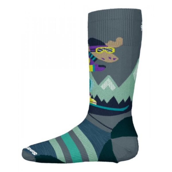 Smartwool Smartwool K Wintersport Full Cushion Mountain Moose Pattern Otc Socks B02184 Sport Dale 1