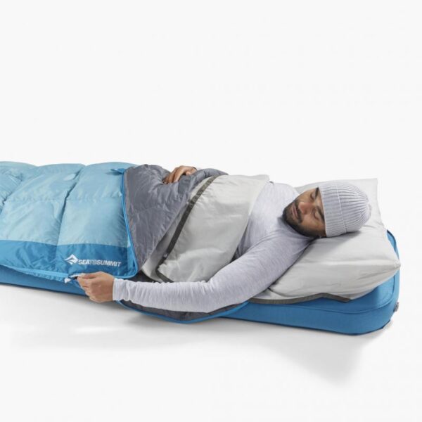 Sea To Summit Sea To Summit Silk Blend Linerrectangular W- Pillow Sleeve 30416698 Sport Dale 2